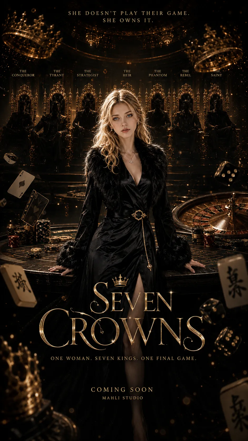SEVEN CROWNS vertical poster